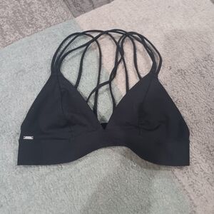 PINK Victoria's Secret Black Strappy Bra